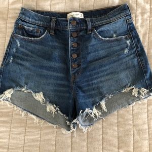 Abercrombie High Rise Mom Shorts